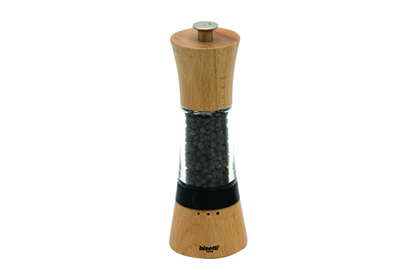 Pisa pepermolen hout-acryl H 18 cm