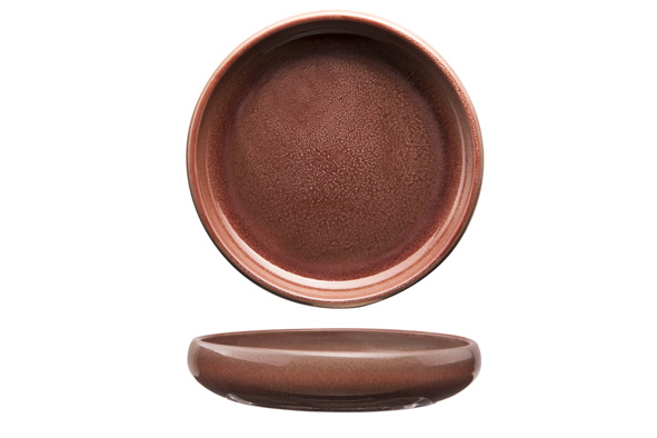 Arezzo Brick diep bord baksteen Ø 22 cm