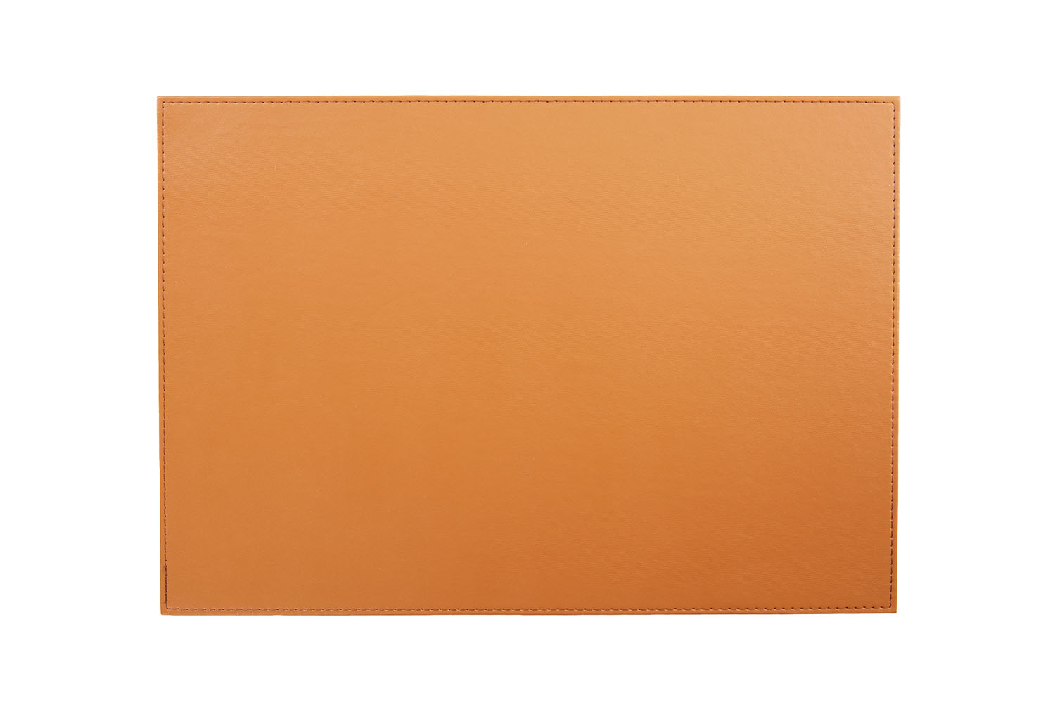 Placemat kunstleer cognac 43 x 30 cm