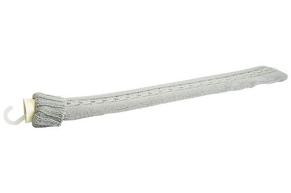 Warmwaterkruik grijs 2 l 75 x 12 x 1 cm
