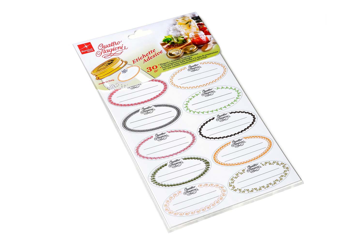 Quattro Stagioni decoratiestickers glas 30 stuks