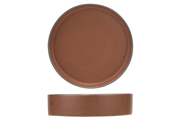 Copenhague Red Clay diep bord roodbruin Ø 21 cm