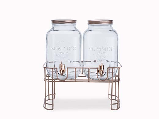 Sapdispenser met voet 2 x 3,5 l set van 2