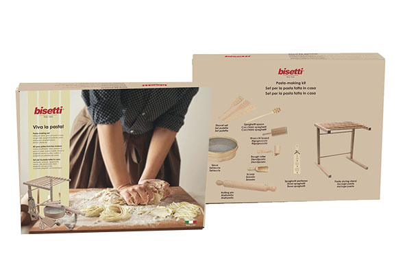 Viva La Pasta Pasta-Set 11er-Set Holz Natur 30 x 10 x 23 cm