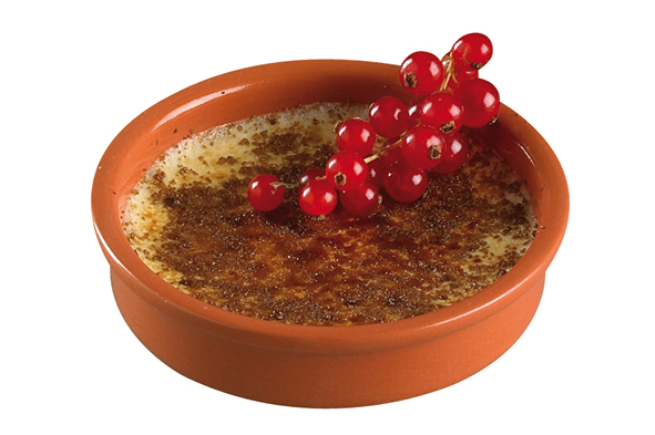 Creme brulee schaaltje terracotta, Ø 12x3 cm