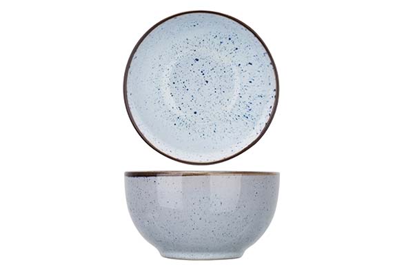 Tessa Blue kom Ø 13,6 cm x H 7,5 cm 57 cl