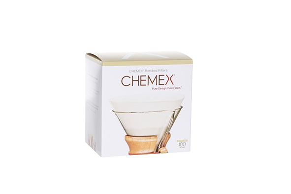 Chemex filters voorgevouwen rond set van 100