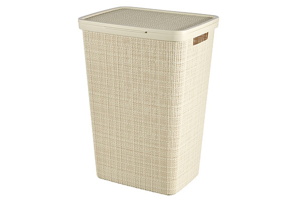 Jute Box weiß 58 l, 43 x 34 x 58,2 cm