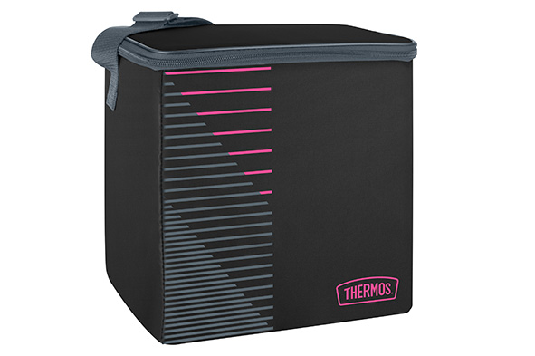 Value koeltas zwart/roze 16 l 24 blikjes