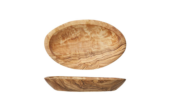 Organic Wood ovale Schale 17 cm Olivenholz