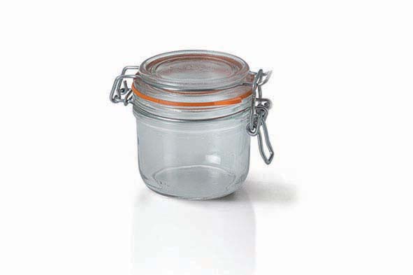 Super conserveerpot glas transparant 200 ml Ø 7 cm set van 6