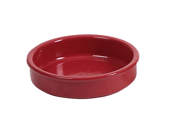 Schaaltje rood D14 x H2,4 cm
