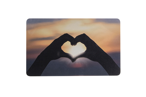 Ontbijtplankje Heart hand, kunststof, naturel