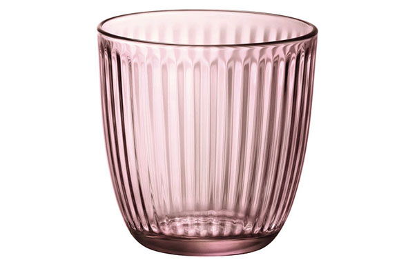 Line waterglas roze 29 cl set van 6
