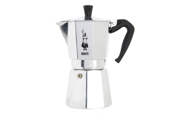 Moka Express koffiekan 9 koppen zilver
