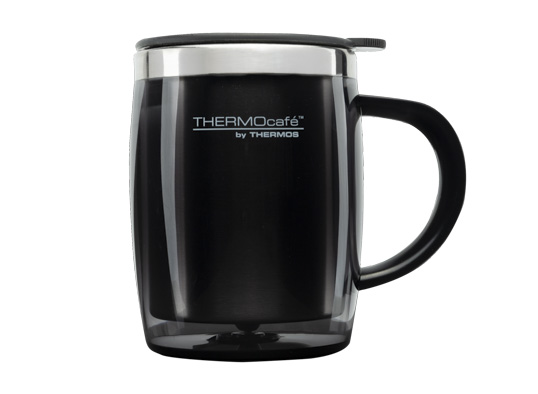 Desk Mug schwarz 0,45 l Ø 9 x H 12 cm