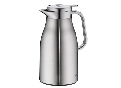 Skyline schenkkan mat inox 1 l 13 x 16 x H 25,5 cm metaal glas
