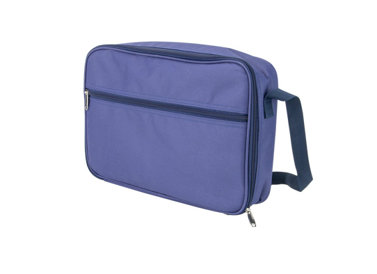 Picknickzak 2p-2xbestek-wijnglazen- borden-zoutvat-flesopener35 x 24 x 8 cm