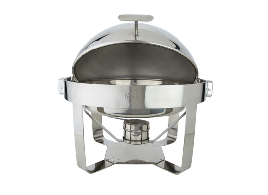 Ct Prof chafing dish rond 35 x 6 cm donkergrijs