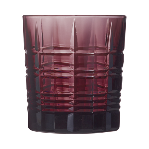 Brixton lila tumbler 30 cl glas set van 6