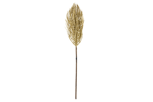 Zweig pine Glitter Gold 16 x 16 x 78 cm Kunststoff