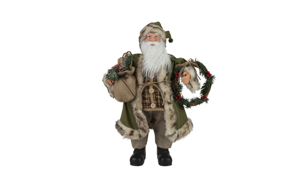 Santa Brown groen polyester 43 x 21 x 61 cm
