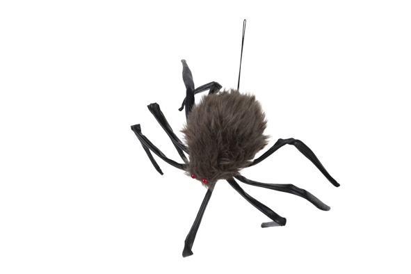 Spin hangend hairy bruin foam 54 x 6 x 12 cm