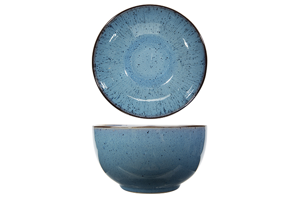 Corfu Blue kom Ø 13,6 x h 7,6 cm 60 cl blauw