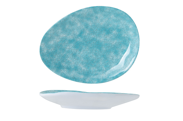 Streetfood Go bord Azzurro melamine Ø 15 cm