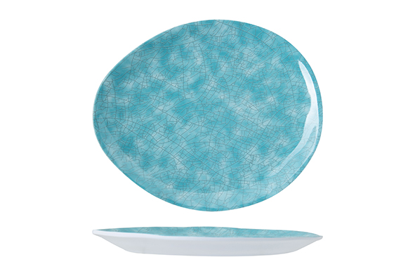 Streetfood Go bord Azzurro melamine 27 x 22,8 x 1,5 cm