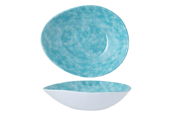 Streetfood Go diep bord Azzurro melamine 20 x 16,3 x 5 cm