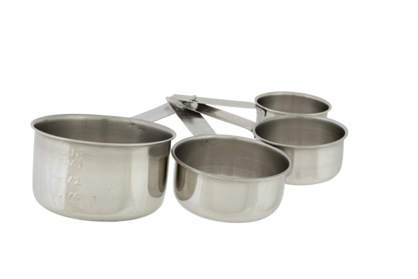 Maatschep set van 4 60-80-125-250 ml