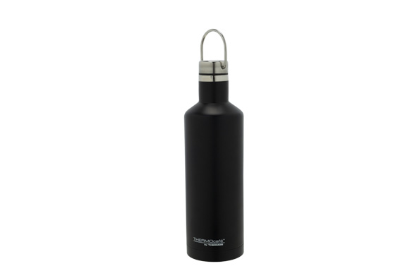Traveler isoleerfles zwart 0,5 l Ø 7 x 24 cm