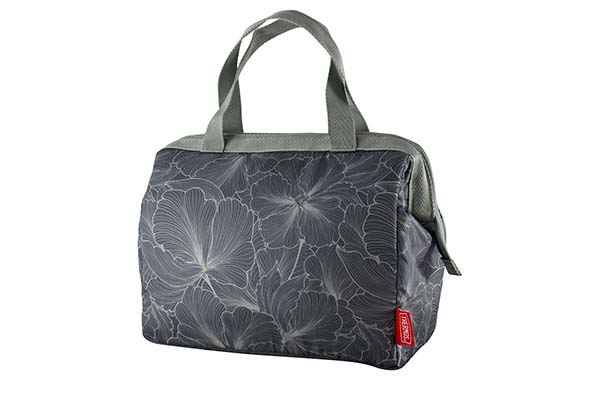Raya koeltas floral tonal grijs 29 x 10 x 22 cm textiel