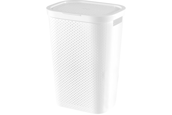 Infinity Waschbox Dots 60 l Weiß 44 x 35 x 60 cm