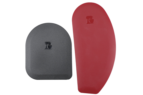 Universal deegschraper rood en zwart 41 cm