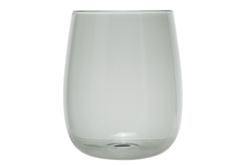 Borosilicaat glas zwart 0,38 l set van 6