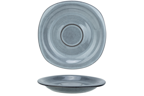 Kentucky Grey Untertasse Ø 15,5 cm grau Steinzeug