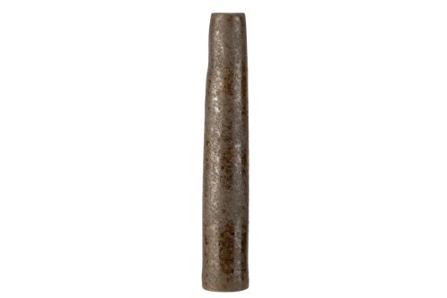 Vase zylindrisch aus Steinzeug 8 x 8 x 45 cm Sand