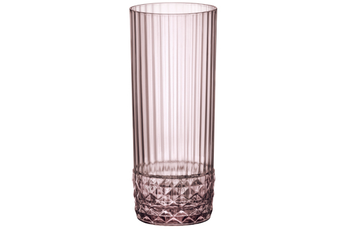 America'20s Lilac Rose longdrinkglas set van 6 40 cl Ø 6,8 cm