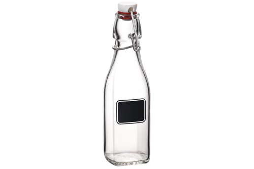 Bouteille Swing 0,25 l avec étiquette vert lavande