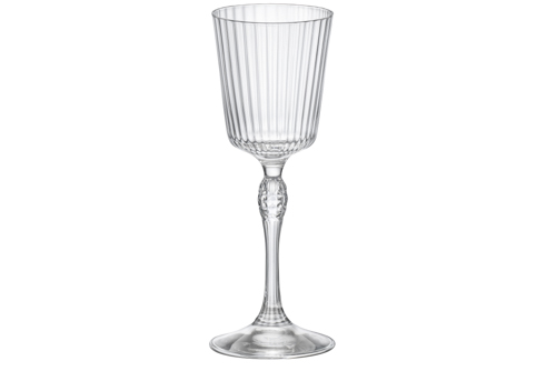 Cordialglas America'20s, 8 cl, set van 6