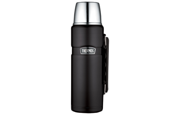 King isoleerfles zwart mat 1200ml