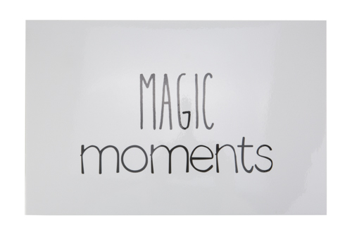 Placemat FP Magic Moments, lichtgrijs, zwart, 43,5 x 28,5 cm