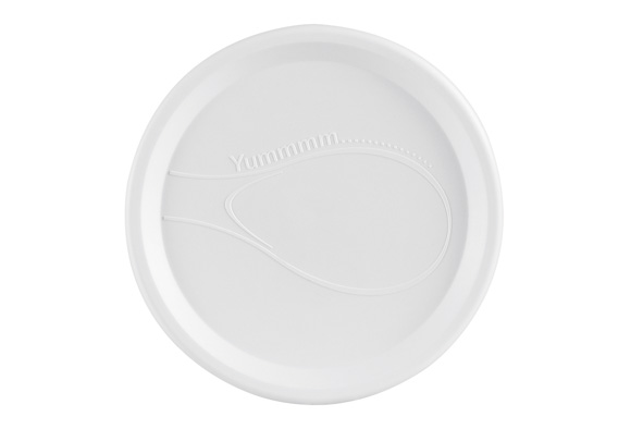 Onctuose deksel wit Ø 8,5 cm set van 24