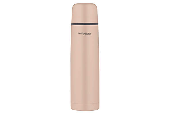 Everyday geïsoleerde fles 1 l taupe roestvrij staal