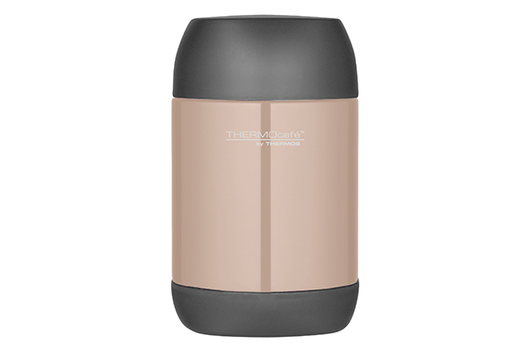 Voedseldrager roestvrij staal taupe 0,5 l