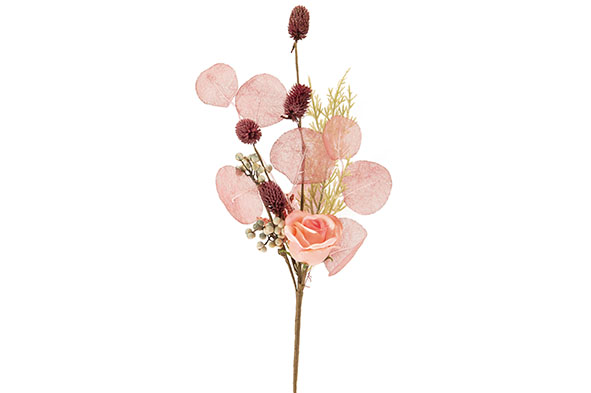 Zweig Romantic Mix rosa 50 x 6 x 6 cm Kunststoff