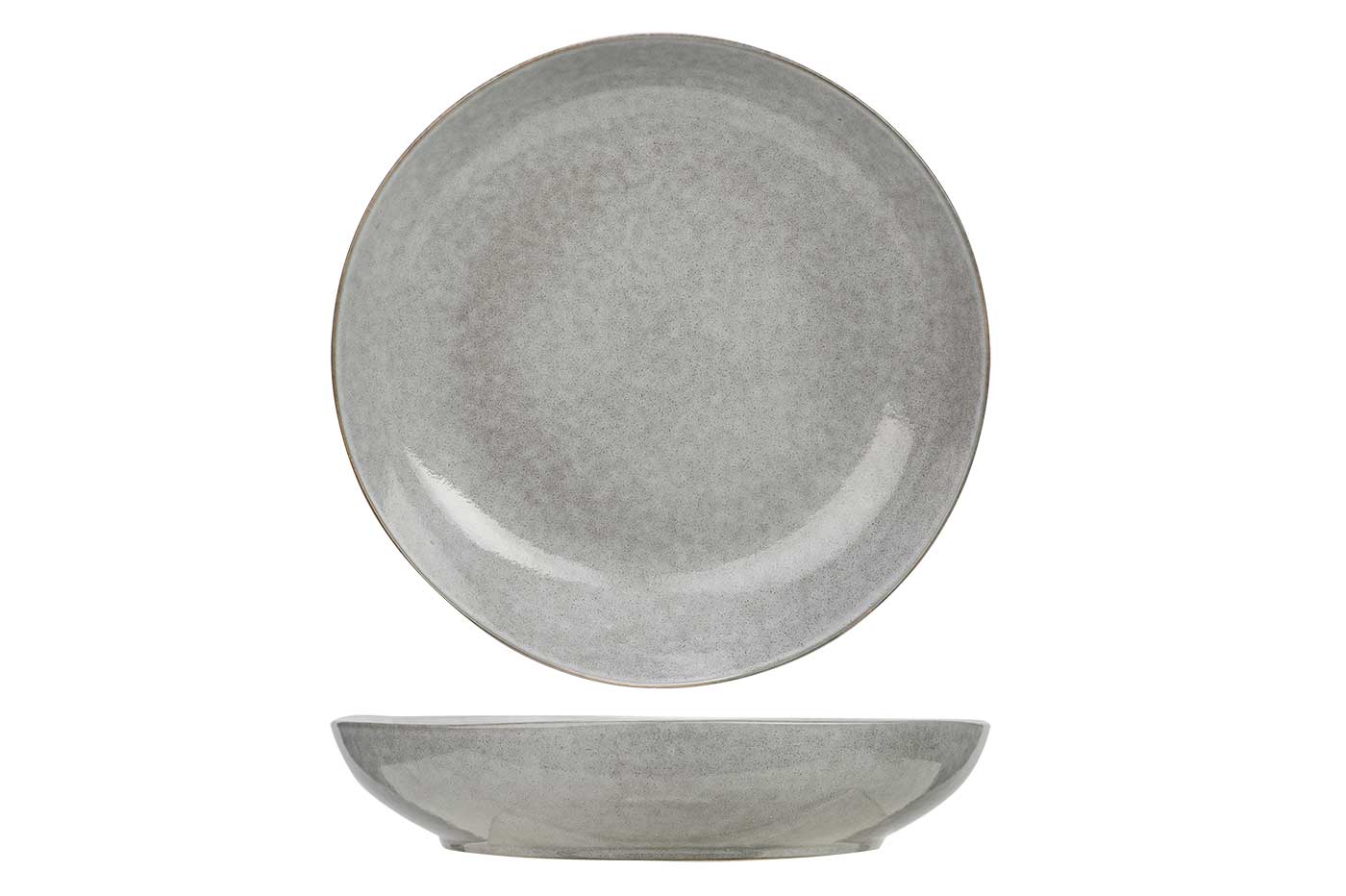 Chiapas Grey diep bord Ø 23 cm, 4,5 cm hoog