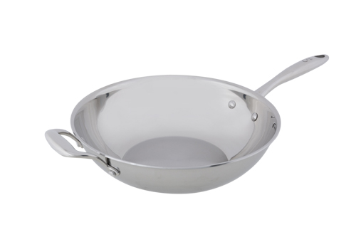 Classic wok Ø 30 cm roestvrij staal